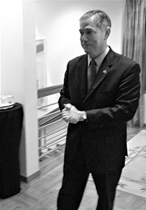 Clifford Hart, United States Consul-General for Hong Kong and Macau, at his residence on Barker Road, The Peak, 24 March 2016