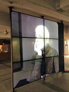 Annie Leibovitz photography exhibition in a former industrial building, Kennedy Town, 9 June 2016