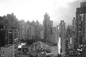 Looking west towards Sai Ying Pun from Sheung Wan, 24 October 2016