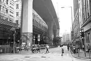 Hill Road flyover, Shek Tong Tsui, 26 October 2016