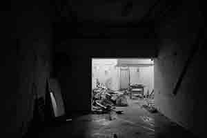 A vacant shop in Sai Ying Pun, Hong Kong Island, 26 October 2016