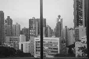 Buildings in Shek Tong Tsui, viewed from the HKU campus, Pokfulam, 27 October 2016