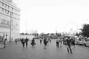 An open space near the General Post Office, Central, 28 October 2016