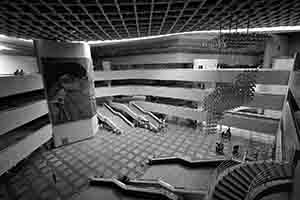 The foyer of the Hong Kong Cultural Centre, Tsim Sha Tsui, 30 October 2016