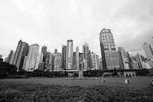 View of Sheung Wan and Sai Ying Pun from Sun Yat Sen Memorial Park, 7 October 2016