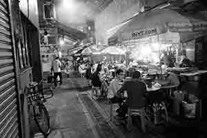 Dai pai dong stalls, Stanley Street, Central, 8 November 2016