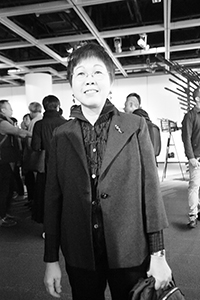 Wong Wo Bik at the opening of 70. 40. Leong Ka Tai Photo Moments + Response Art Show at the City Hall, 11 November 2016