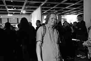 Photographer Frederick Fung at the opening of 70. 40. Leong Ka Tai Photo Moments + Response Art Show, City Hall, 11 November 2016