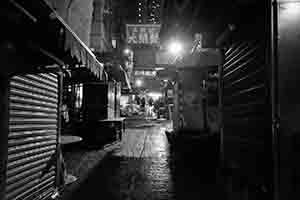 Night view of Graham Street market, Central, 4 November 2016