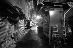 Night view of Graham Street market,  Central, 4 November 2016