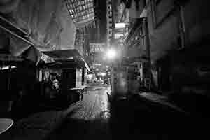 Night view of Graham Street market, Central, 4 November 2016