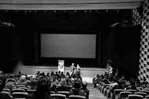 Gala night of Hong Kong French Film Festival, with Chip Tsao speaking, City Hall, 29 November 2016