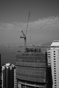 Building under construction,  33 Des Voeux Road West, Sheung Wan, 30 November 2016