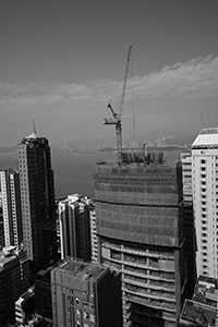Building under construction,  33 Des Voeux Road West, Sheung Wan, 30 November 2016