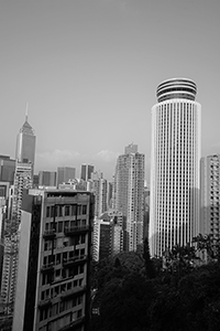 Hopewell Centre viewed from Bowen Road, 6 November 2016
