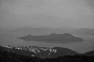 Shelter Island viewed from High Junk Peak Country Trail, 11 December 2016