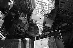 Rooftops in shadow, Sheung Wan, 15 December 2016