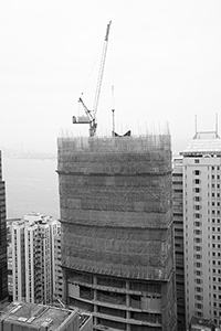 33 Des Voeux Road West under construction, Sheung Wan, 17 December 2016