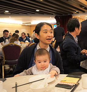 In a restaurant, Tin Hau, 18 December 2016