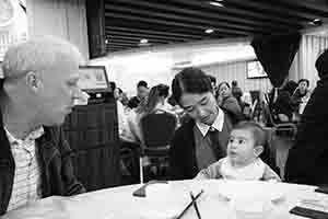 In a restaurant, Tin Hau, 18 December 2016