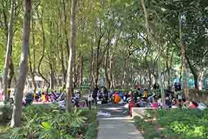 Foreign domestic helpers gathering, Victoria Park, Causeway Bay, 18 December 2016