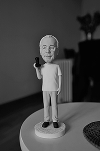 Portrait figurine of David Clarke, 1 December 2016