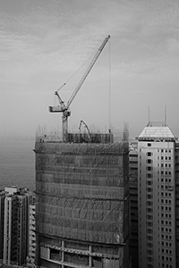 33 Des Voeux Road West under construction, Sheung Wan, 7 December 2016