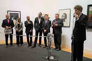 Opening ceremony of the art exhibition 'Rising Above: The Kinsey African American Art and History Collection' in UMAG, HKU, 8 December 2016