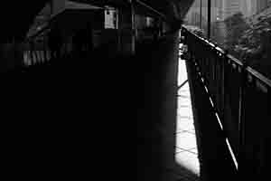 Overhead walkway, Central, 11 December 2016