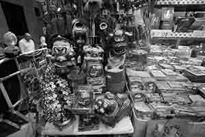 Stall with goods for the Lunar new year, Central, 16 January 2017