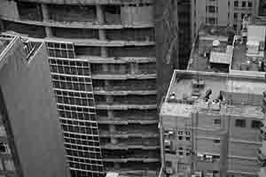 Construction site at 33 Des Voeux Road West, Sheung Wan, 17 January 2017
