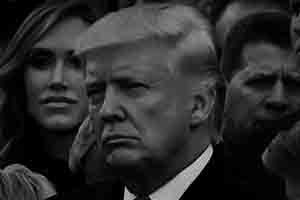 Donald Trump's inauguration, viewed on television, 21 January 2017