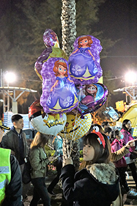 Balloons on sale at the Lunar New Year flower market, Victoria Park, Causeway Bay, 26 January 2017