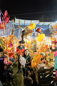 Balloons on sale at the Lunar New Year flower market, Victoria Park, Causeway Bay, 26 January 2017