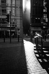 Light and shadow, Queen’s Road Central, Sheung Wan, 4 January 2017