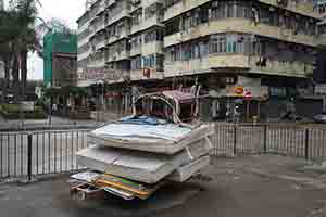 Mattresses and chairs, Kowloon, 28 January 2017