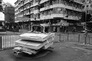 Mattresses and chairs, Kowloon, 28 January 2017