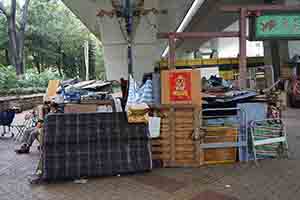 Belongings of homeless people, Tung Chau Street, Kowloon, 28 January 2017