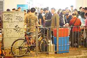 Lunar New Year stalls, Portland Street, Mongkok, 28 January 2017