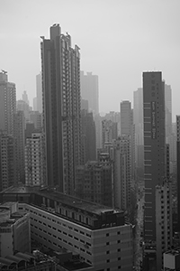 View towards Sai Ying Pun from Sheung Wan, 29 January 2017