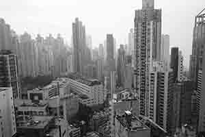 View towards Sai Ying Pun from Sheung Wan, 29 January 2017