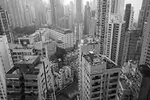 View towards Sai Ying Pun from Sheung Wan, 29 January 2017