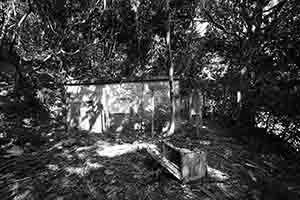 Shadows on an abandoned house, near Tung O, Lamma Island, 8 January 2017