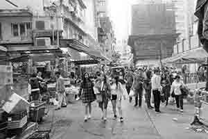 Street scene, Gage Street, Central, 18 February 2017