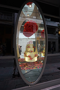 Bakery shop window display, Gough Street, Central, 18 February 2017