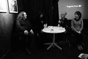 Members of German music group Tangerine Dream, Black Box Studio, Goethe-Institut Hongkong, Hong Kong Arts Centre, Wanchai, 23 February 2017