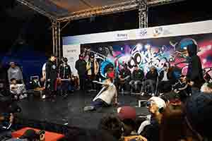 Breakdance contest, Hong Kong Cultural Centre Piazza, Tsim Sha Tsui, 25 February 2017