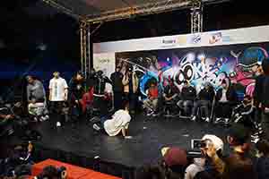 Breakdance contest, Hong Kong Cultural Centre Piazza, Tsim Sha Tsui, 25 February 2017