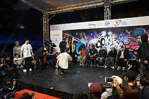 Breakdance contest, Hong Kong Cultural Centre Piazza, Tsim Sha Tsui, 25 February 2017