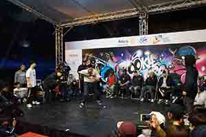 Breakdance contest, Hong Kong Cultural Centre Piazza, Tsim Sha Tsui, 25 February 2017
